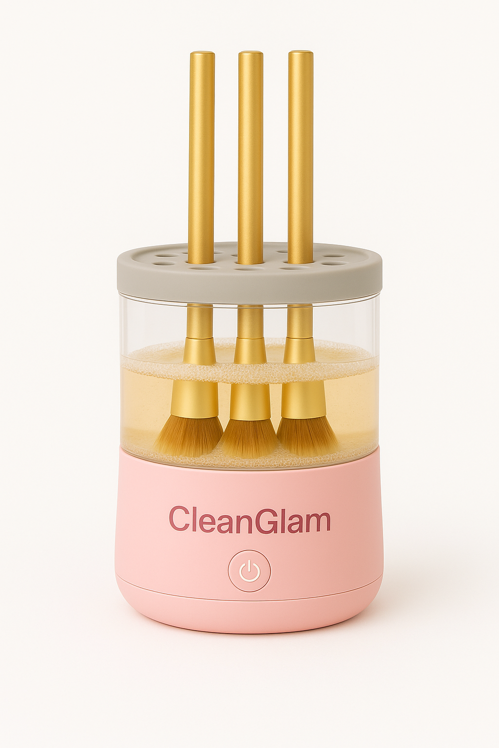 CleanGlam™️ - Nettoyeur automatique pour pinceaux de maquillage